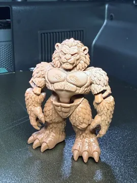 Modelo para impresión 3D: Flexi Mini Monsters: Lion — vista de referencia 4