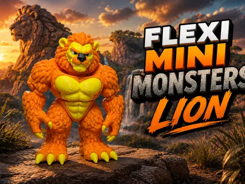 Flexi Mini Monsters: Lion