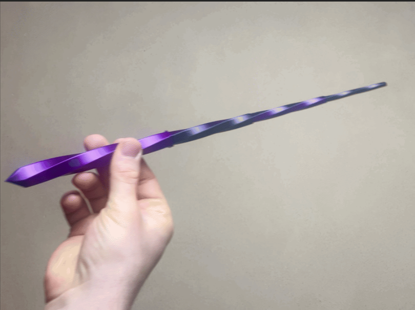 Miniatura 3 do modelo 3D Twisted collapsing magic wand