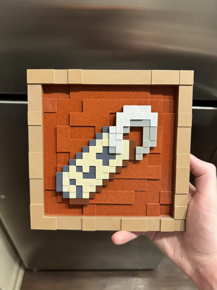 Name Tag - Minecraft Item Frame - Free 3D Print Model - MakerWorld