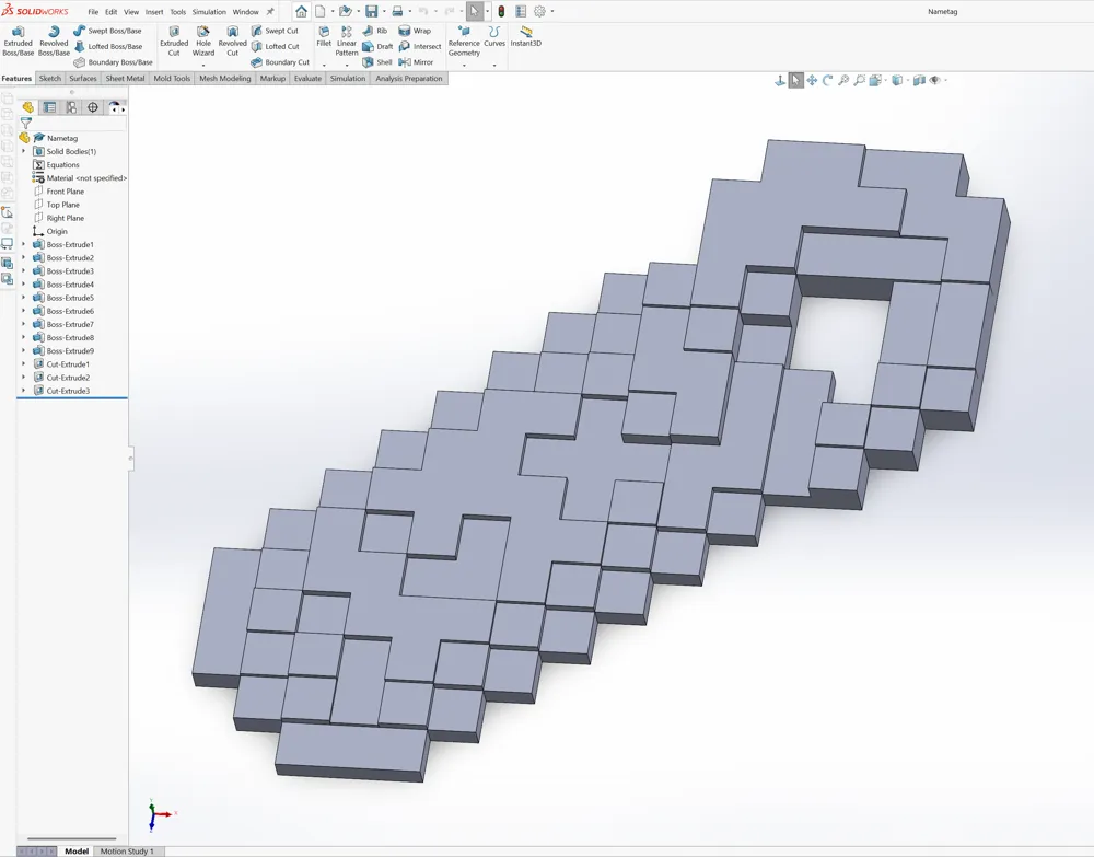 Name Tag - Minecraft Item Frame - Free 3D Print Model - MakerWorld