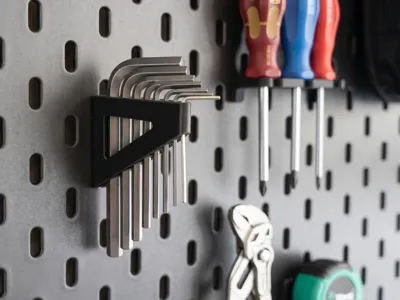 Allen key holder for IKEA Skadis