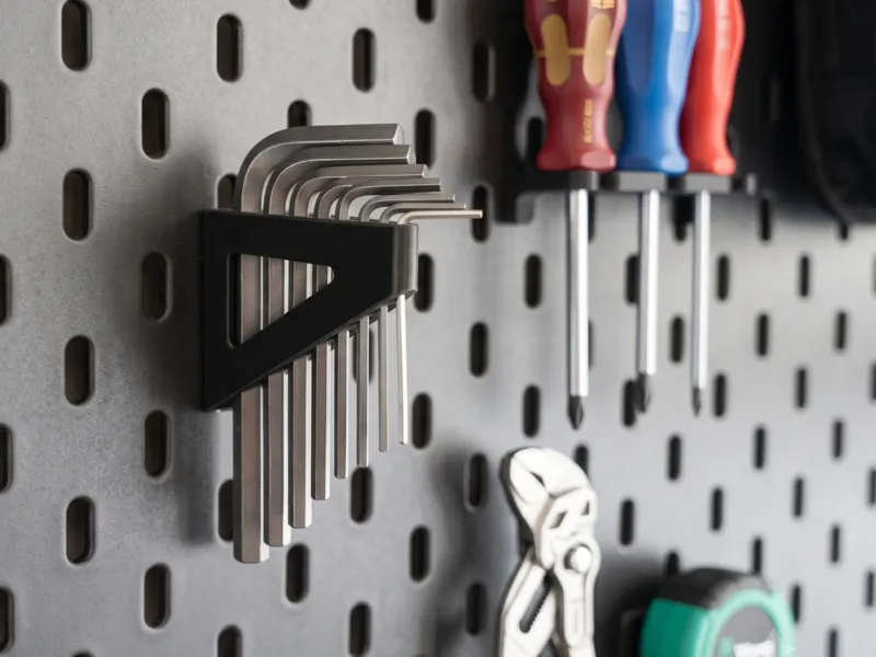 Allen key holder for IKEA Skadis