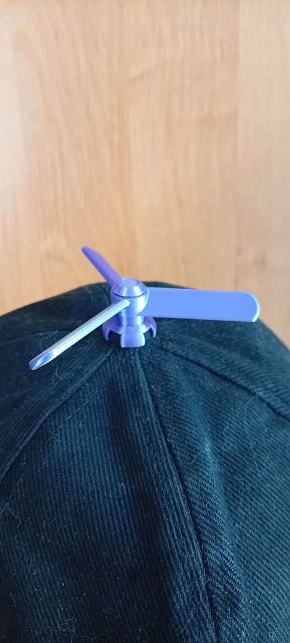 Mini Hat Propeller – Funny Wearable Print view 3