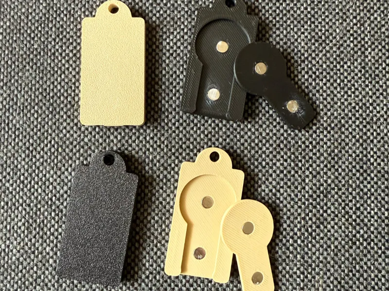 Schlüsselanhänger magnetischen Einkaufswagenchip