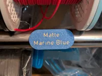 Matte Marine Blue with 10x5x2 magnet