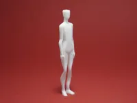 a simple person standing