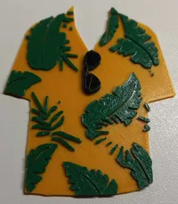 Chemise hawaïenne 2.5D — clin d'œil JDG — photo 3