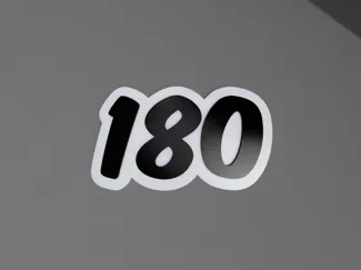 180 Schild / 180 Sign Darts