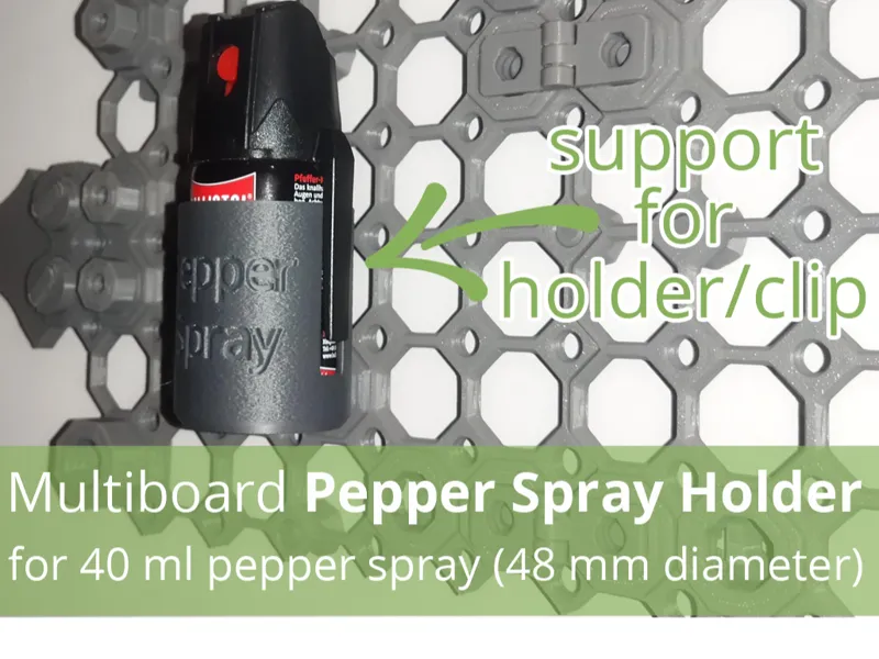 Multiboard Pepper Spray Holder (but not only)