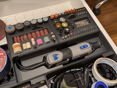 Dremel 4000 plus tools gridfinity organizer