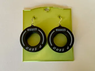 F1 Tire Earrings