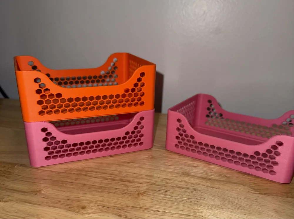 Stackable Files Stackable Bins 125mm x 85mm - Free 3D Print Model - MakerWorld