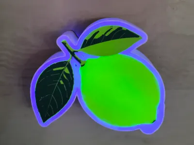 Lemon lightbox