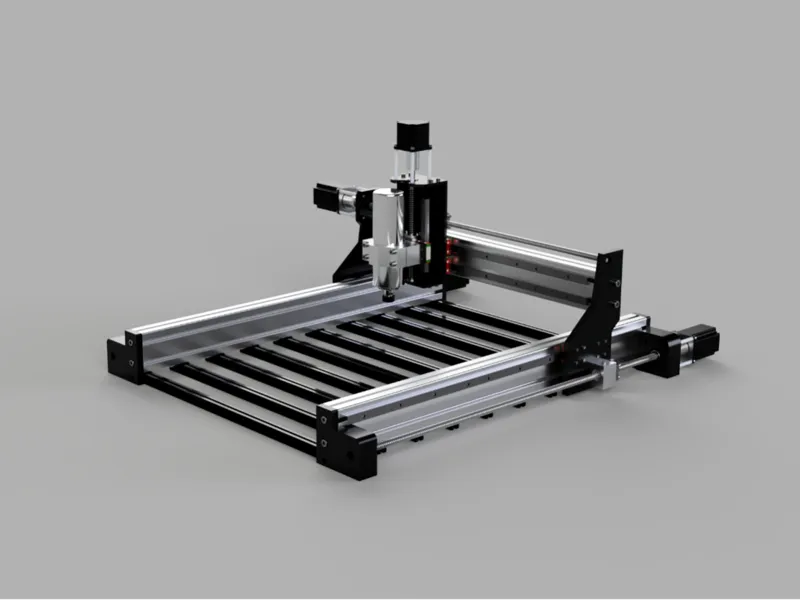 Lambda v2 -- A 3D Printer Desktop CNC Router