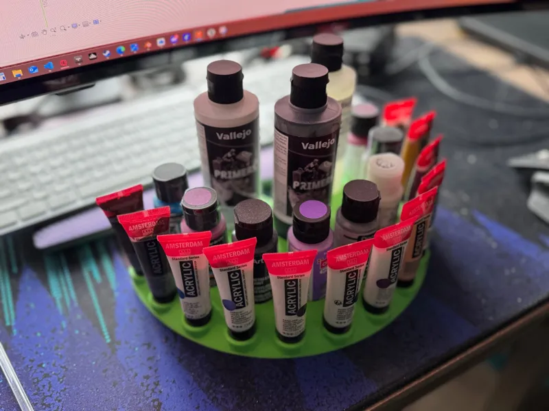 Model Paint Holder - Vallejo Primer and Lacquer