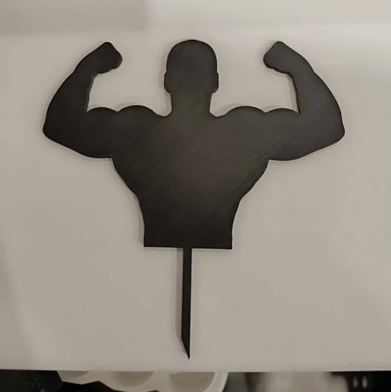 Muscle Cake Decoration 