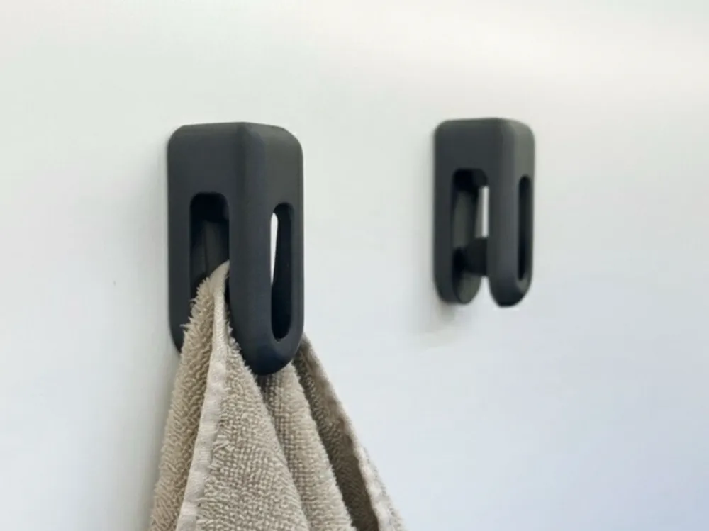 Appendiabiti decorativo autobloccante, ornamento dal design speciale fatto a mano