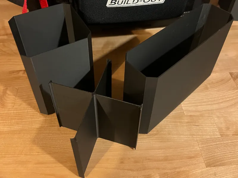 Husky Build Out Tool Tote Organizer Bins
