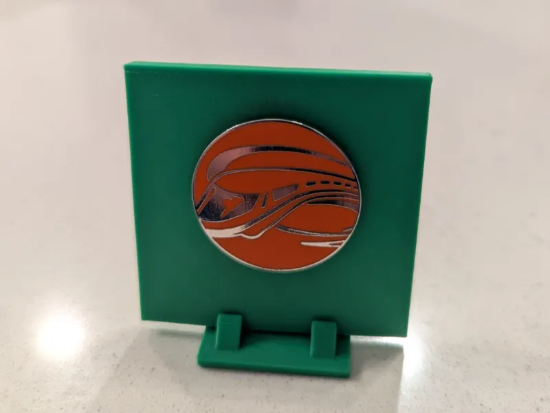 Small Pin Board w/ Stand! (Holds 1 Pin)