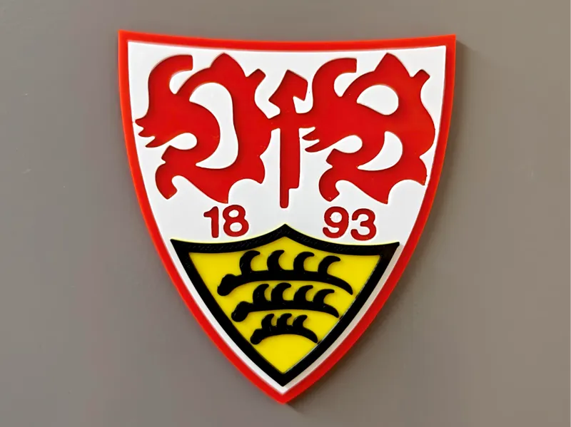 VFB Stuttgart football team logo fridge magnet