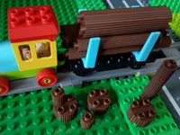 Rondins compatibles Duplo (trains, arbres, etc.) — photo 1