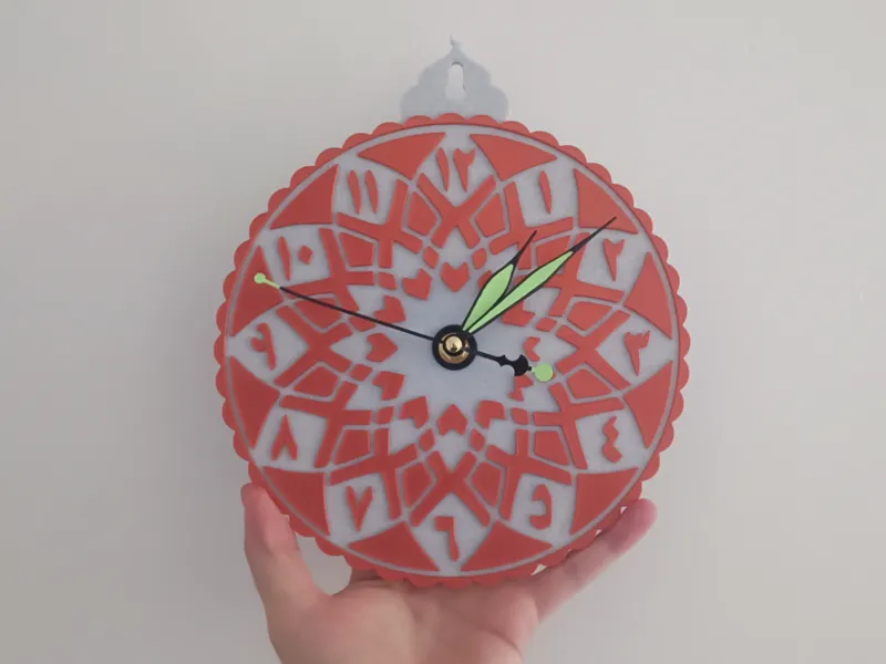Horloge style arabe – Impression 3dislameprinting