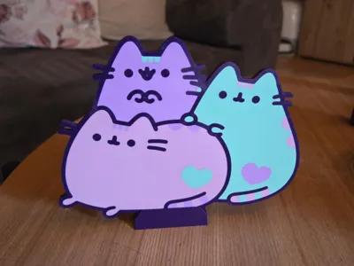 Pastel Pusheen Display Plate