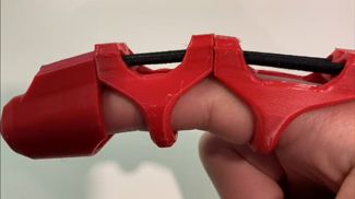 Bungee cord finger armor
