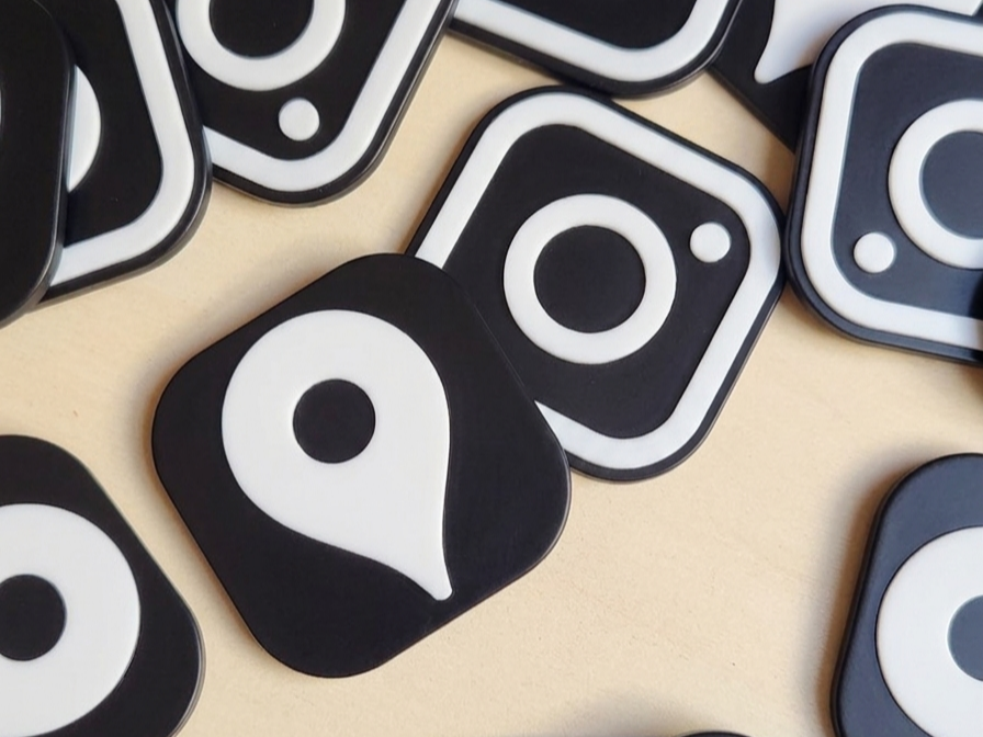 nfc tag instagram, google maps