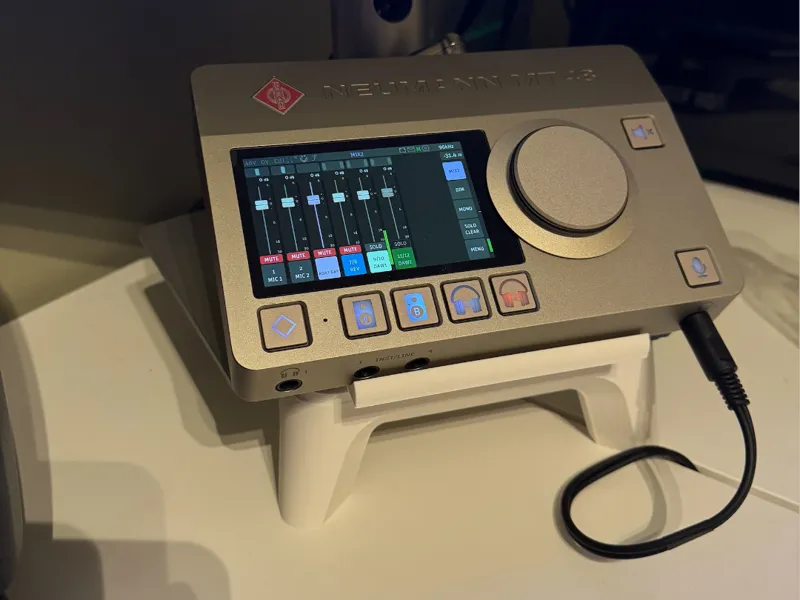 Neumann MT48 Audio Interface angled stand