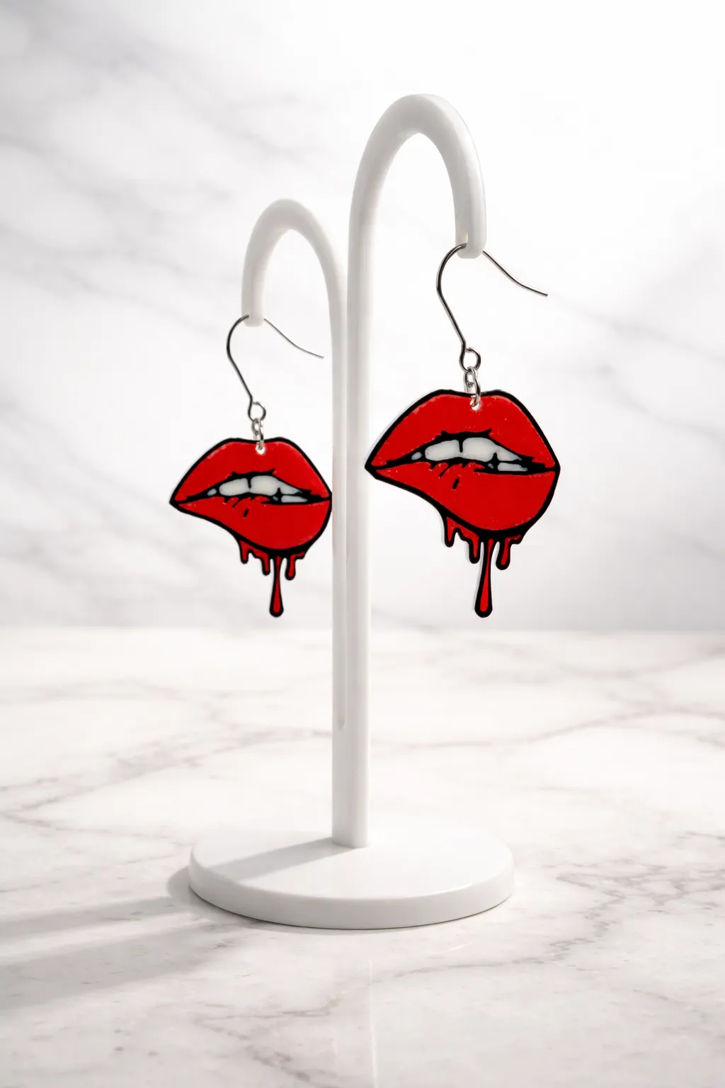 Lips Earrings view 3