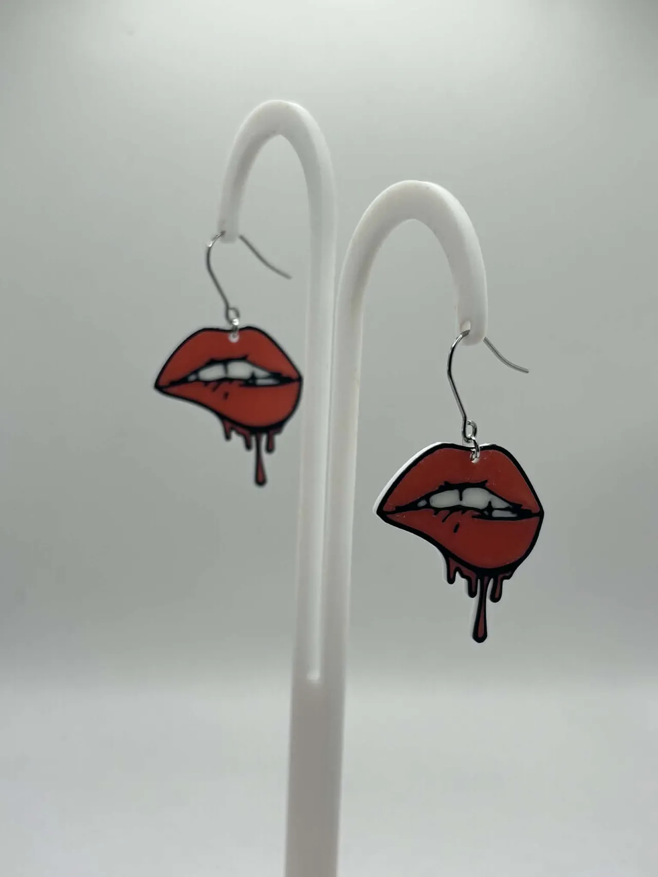 Lips Earrings view 2
