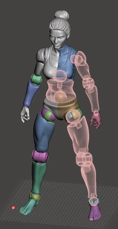 PET-G.I. Jane: Articulated Female Action Figure - Free 3D Print Model ...