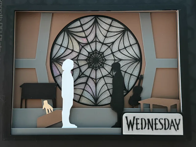 Wednesday Ophelia Dorm Layered Art
