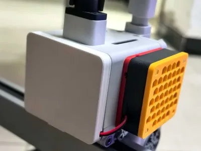 Bambu Lab A1/mini Extruder Rear Cover Side Mounting 4010 Fan Bracket