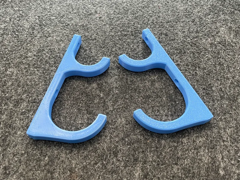 Double Fishing Rod Wall Holder 
