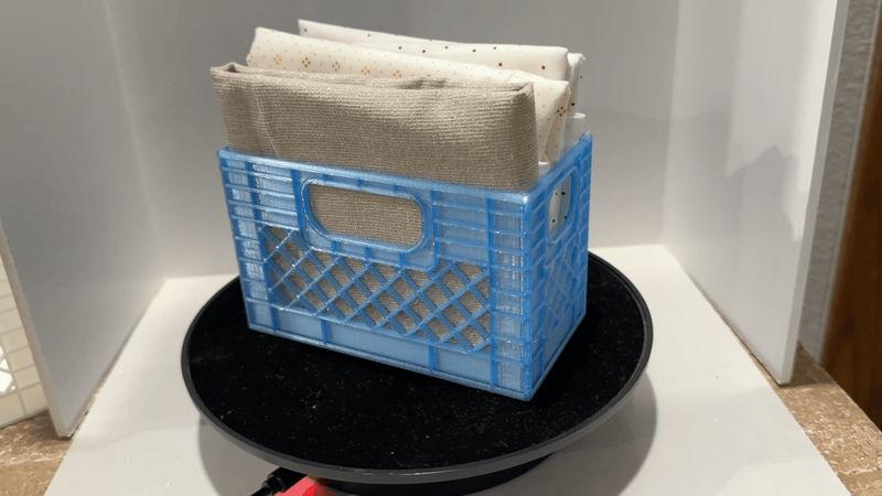 Fat Quarter Milk Crate