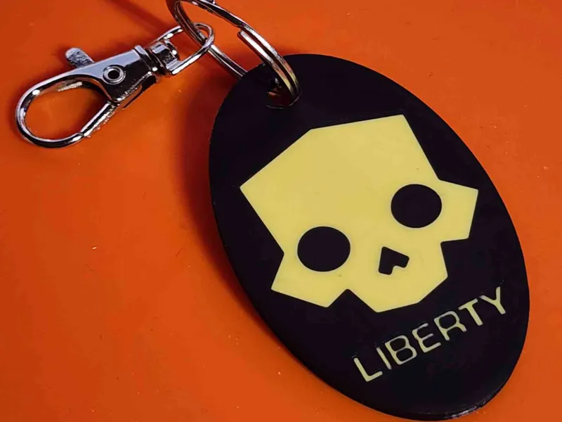 HellDiver2 style keychain