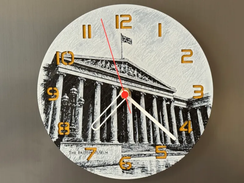 Wall / table clock sightseeing British Museum