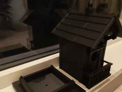 Simple classic birdhouse.