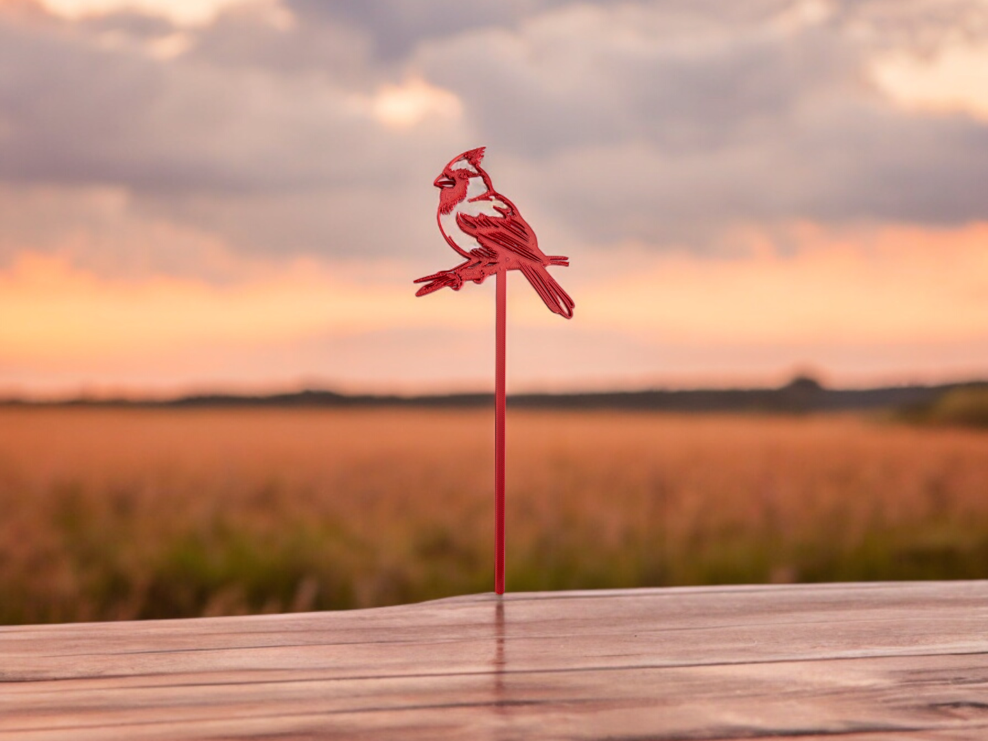 Cardinal Plant Decor