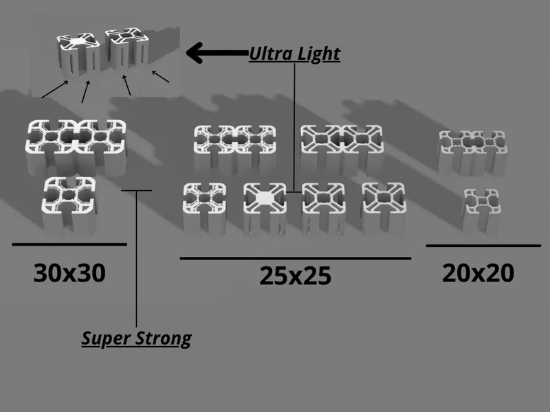Ultra-Lightweight and Strong Profiles