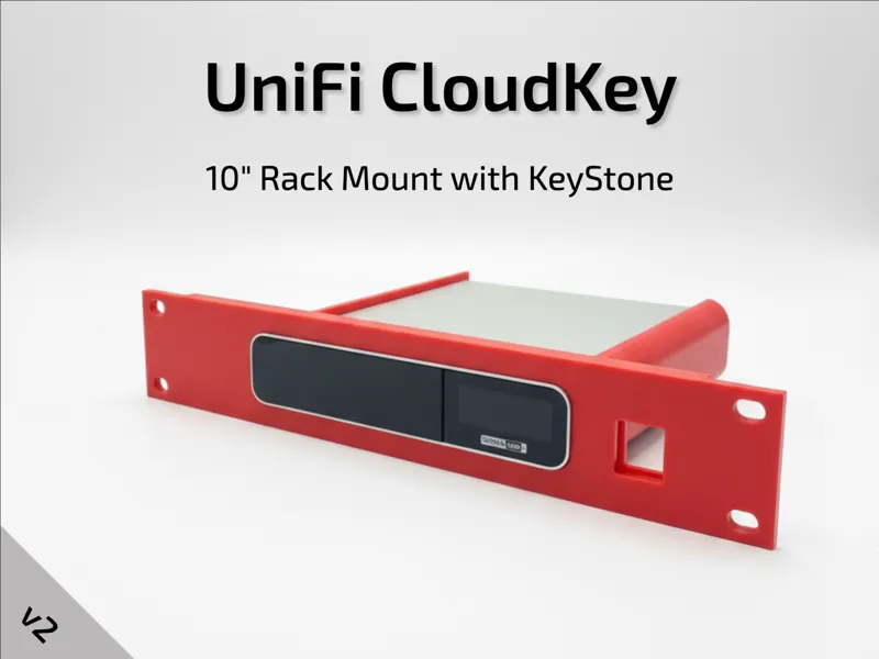 UniFi CloudKey Gen2 with KeyStone - 10" Rack mount