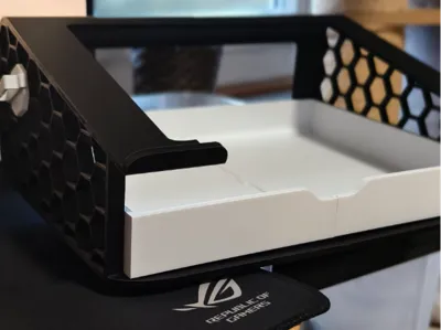 Laptop Stand with Tray fitting DIN A4 Paper
