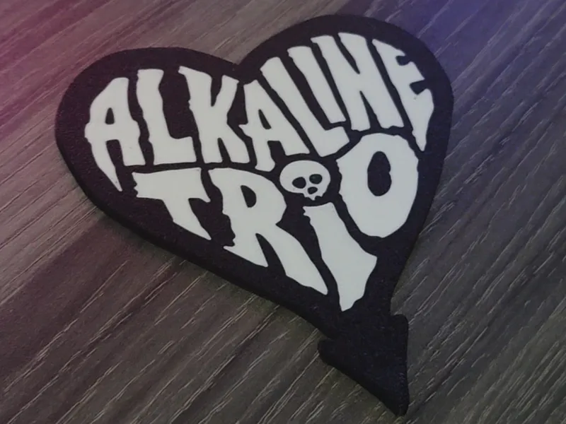 Alkaline Trio Heart Band Logo