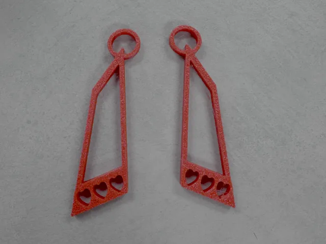 Heart Sketch Tool Earrings