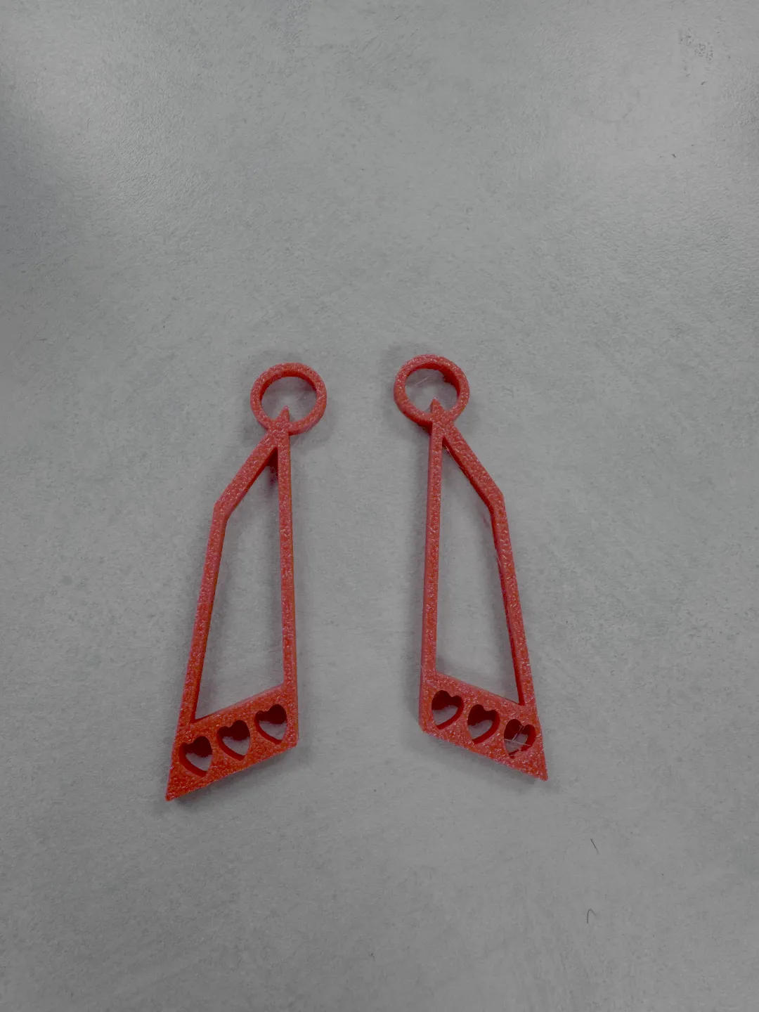 Heart Sketch Tool Earrings view 2