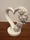 Wide Heart - 10cm height