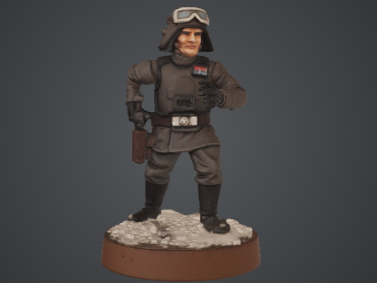Imperial Commander Miniature